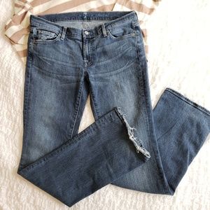 7 for all mankind Jeans with frayed hem
